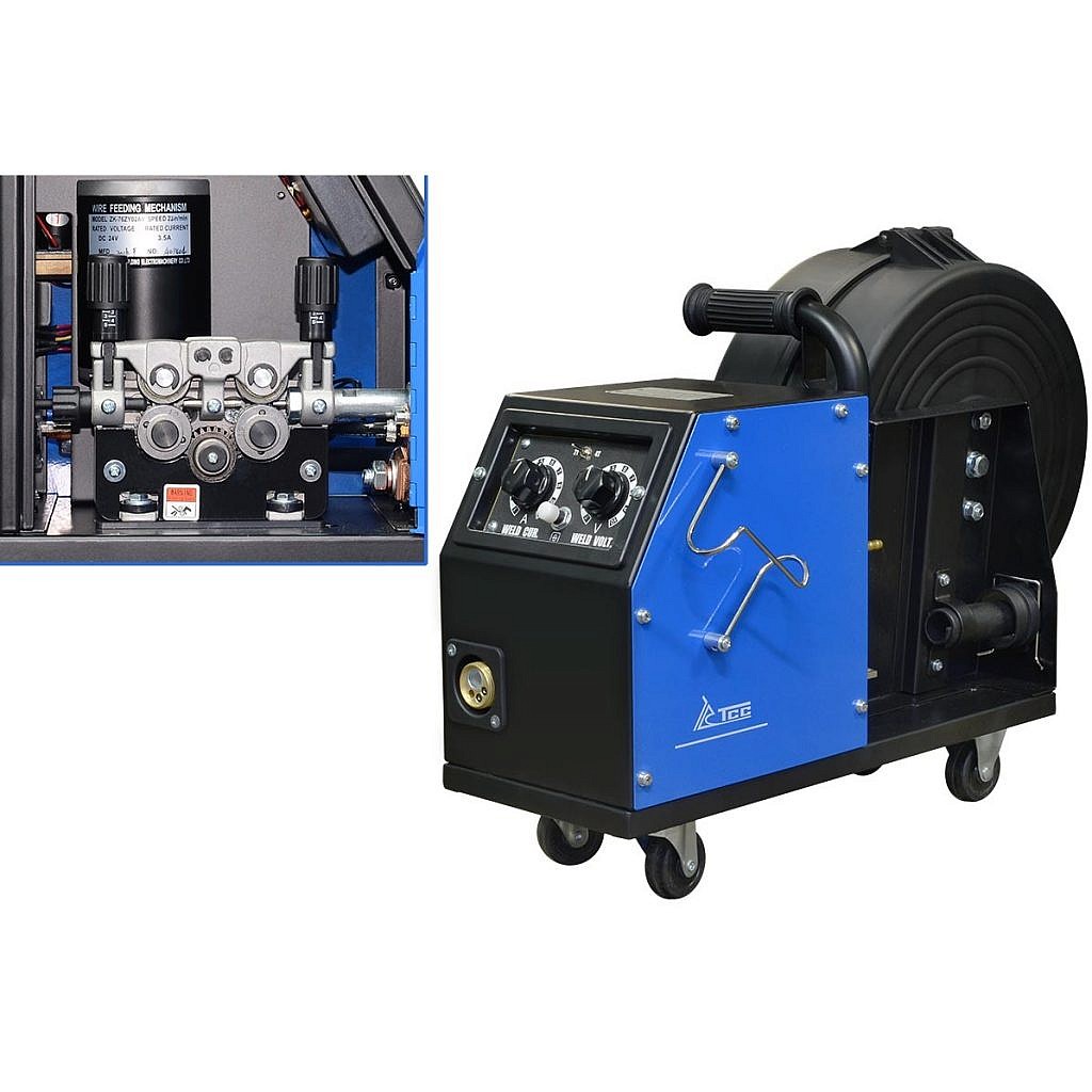 Фото 22 - Закрытый подающий механизм, 4 ролика для PRO MIG/MMA-400/500F / wire feeder.