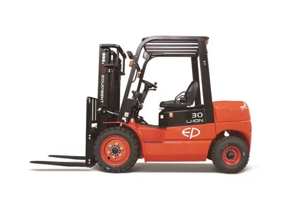 Погрузчик вилочный электрический EP Equipment EFL302 ECONOMY SERIES (LI-ION, 3F480, SS, ST, 280 Ah, четырехопорный)