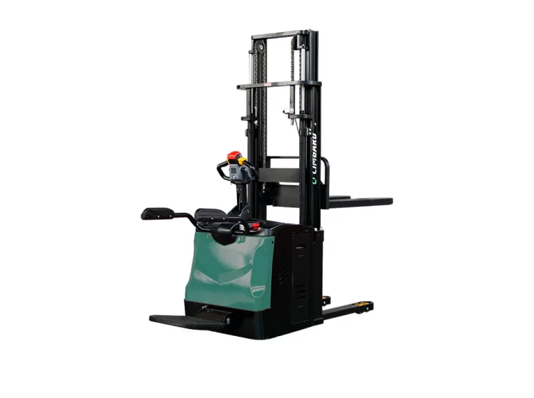 Фото 1 - Штабелер электрический самоходный LIMGARD SER16L (LI-ION, 4,5 м, с платформой и поручнями).